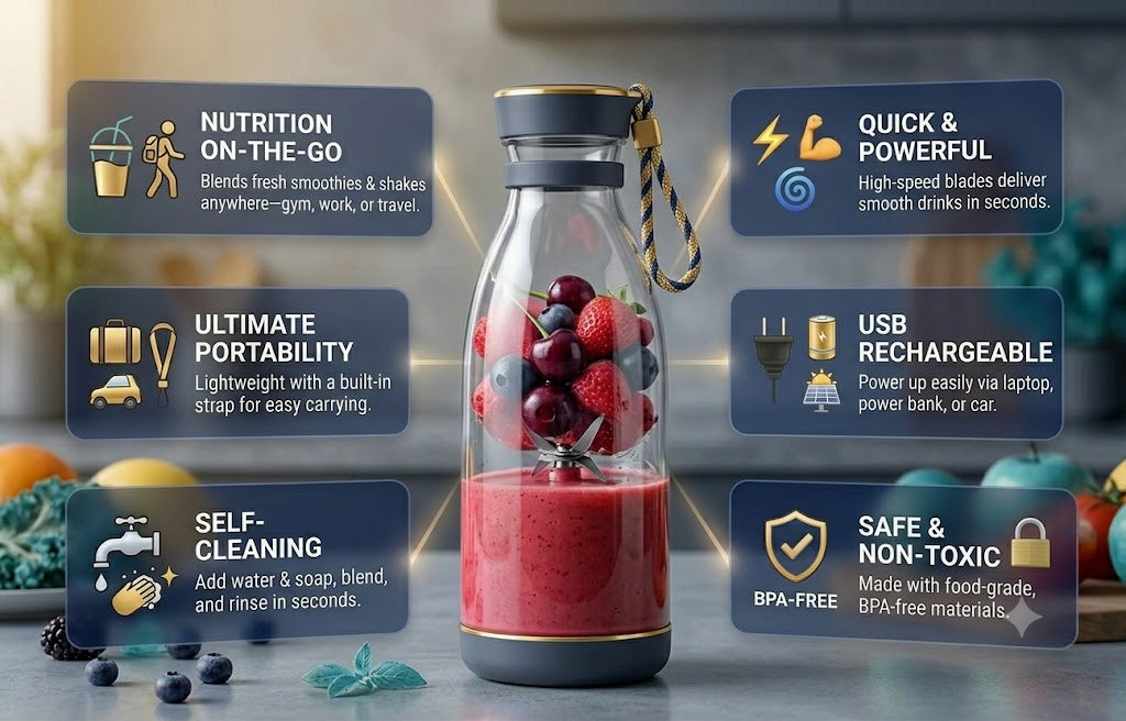 Premium Mini Juicer Blender