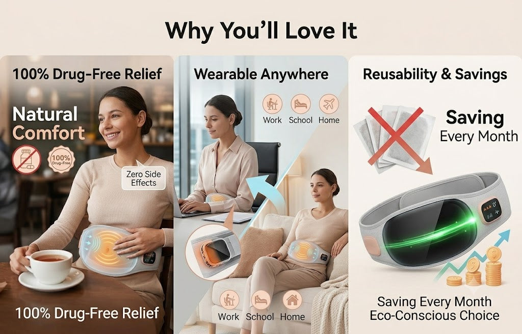 Portable Massage Heating Reusable Belt