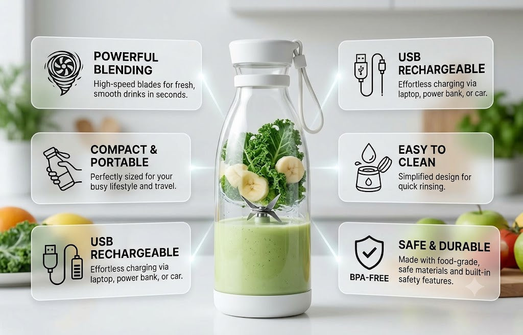 Premium Mini Juicer Blender