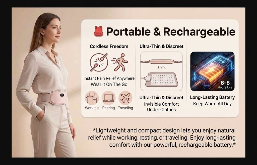 Portable Massage Heating Reusable Belt